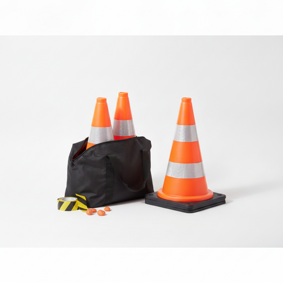 Portatif Trafik Konisi Seti